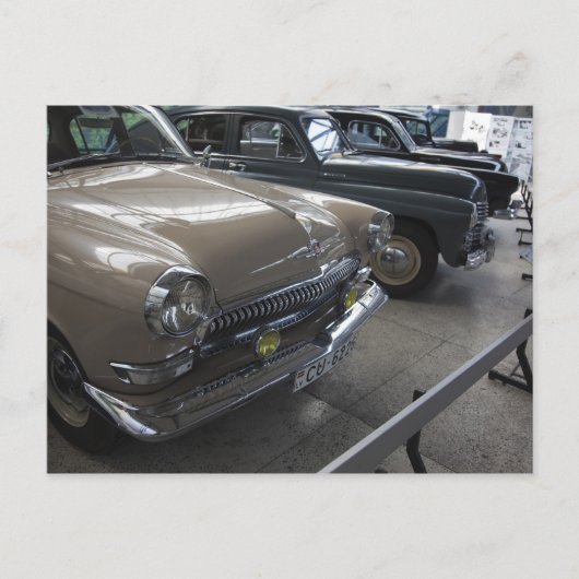 ラトビア、リガ、リガモーターミュージアム、1960年代 ポストカード (正面)