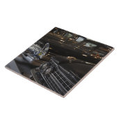 ラトビア、リガ、リガ自動車博物館、 タイル (側面)