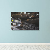 ラトビア、リガ、リガ自動車博物館、車の キャンバスプリント (インサイチュ (ウッドフロア))