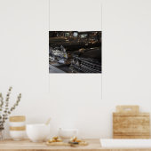 ラトビア、リガ、リガ自動車博物館、車の ポスター (キッチン)