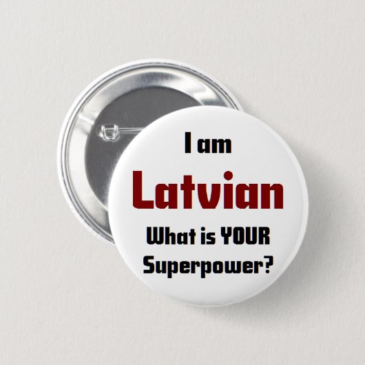 ラトビア 缶バッジ (正面&裏面)