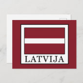 ラトビヤ ポストカード (正面/裏面)