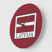 ラトビヤ ラージ壁時計 (傾斜)