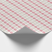 ラトビ伝統的アの星座幾何学模様VI ラッピングペーパー (角)