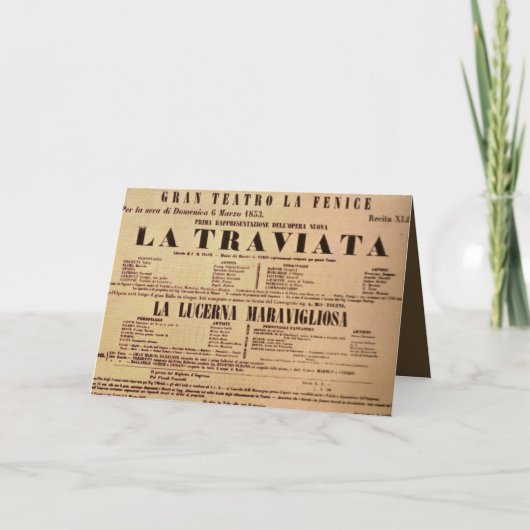 ラトラヴィアタワールドプレミアポスター(1853) カード (正面)