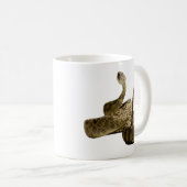 ラトルズナケのヘビ写真マグカップ コーヒーマグカップ (正面右)