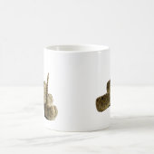 ラトルズナケのヘビ写真マグカップ コーヒーマグカップ (中央)