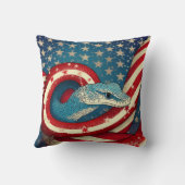 ラトルズナケの星とストライプ クッション (裏面)