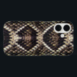 ラトルズナケプリント携帯電話ケース iPhone 16ケース<br><div class="desc">詳細なダイヤモンドバックラトルズナケプリント頭が切れるの電話ケース。最新のiPhoneおよび銀河系モデルのバージョンが利用可能。</div>