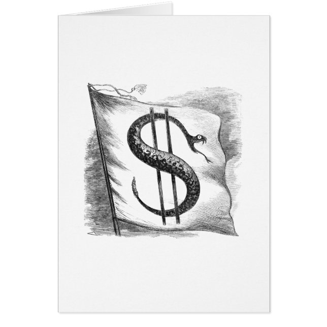 ラトルズナケ国旗のカード (正面)