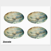 ラトルズナークのシール 楕円形シール (シート)