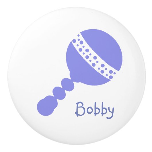 ラトルパーソナライズされたドロワノブ セラミックノブ (正面)