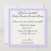 ラトルベビージェンダーリビールパーティの招待状 招待状 (裏面)