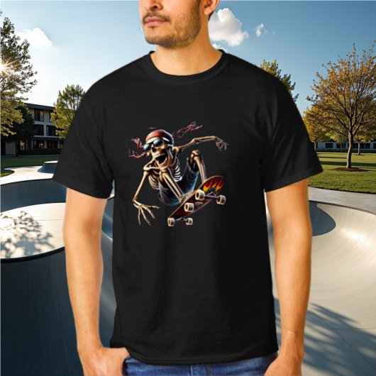 ラトル転がス&スケートボードTシャツ Tシャツ