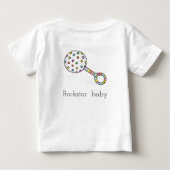 ラトル ベビーTシャツ (裏面)