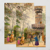 ラトーレデラキンタダレガレイラ（ポルトガル） 招待状 (正面/裏面)