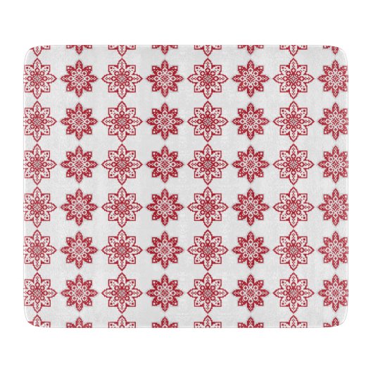 ラト伝統的ビアのSUN記号の幾何学的パターンIV カッティングボード (正面)