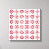 ラト伝統的ビアのSUN記号の幾何学的パターンIV キャンバスプリント (正面)