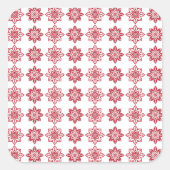 ラト伝統的ビアのSUN記号の幾何学的パターンIV スクエアシール (正面)