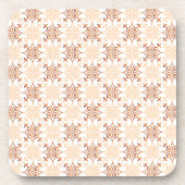 ラト伝統的ビアのSUN記号の幾何学的パターンVII コースター (正面)