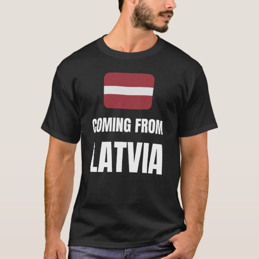 ラト来ビアの Tシャツ (正面)