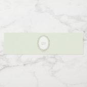 ラドゥレフランスのカフェパティッセリーグリーンストライプ ペットボトルラベル (シングルラベル)