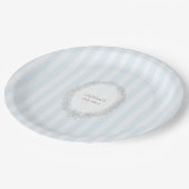 ラドゥレ フレンチ カフェ パティスリー ボンジュール ベベ ブルー ペーパープレート (アングル)