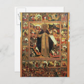 ラドネシュの聖セルギウスの生涯， 1640年代 ポストカード (正面/裏面)