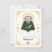 ラドネツホーリーカードの聖セルギウス 招待状 (正面)