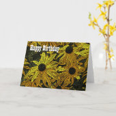 ラドベキア カード (黄色い花)