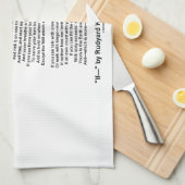 ラドヤード・キップリング(Kiplingの写真無し)著作の詩 キッチンタオル (四つ折り)