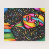 ラドルチェエスプレシオンオリジナル抽象芸術女性芸術 ジグソーパズル (横)