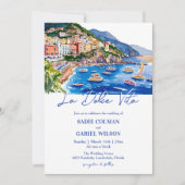 ラドルチェヴィタアイタリアンマルフィ結婚コースト 招待状 (正面)