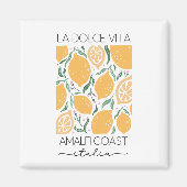 ラドルチェヴィタアマルフィコーストイタリアレモン旅行 マグネット (正面)