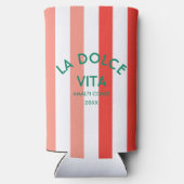 ラドルチェヴィタアマルフィコーストカバナストライプ スリム缶クーラー (裏面)