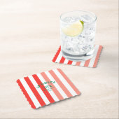 ラドルチェヴィタアマルフィコーストカバナストライプ ペーパーコースター (インサイチュ)