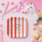 ラドルチェヴィタアマルフィコーストカバナストライプ ペーパープレート (パーティー)