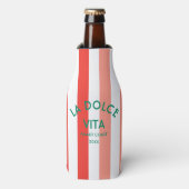 ラドルチェヴィタアマルフィコーストカバナストライプ ボトルクーラー (ボトル正面)