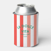 ラドルチェヴィタアマルフィコーストカバナストライプ 缶クーラー (缶正面)