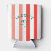 ラドルチェヴィタアマルフィコーストカバナストライプ 缶クーラー (裏面)