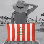 ラドルチェヴィタイタリアディスティネーションズレッドカバナストライプ アクセサリーポーチ