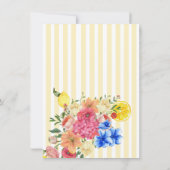 ラドルチェヴィタイタリアンレモンサマーブライダルシャワー サンキューカード (裏面)