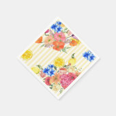 ラドルチェヴィタイタリアンレモンサマーブライダルシャワー スタンダードカクテルナプキン (角)