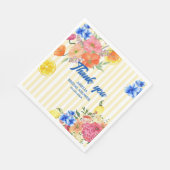 ラドルチェヴィタイタリアンレモンサマーブライダルシャワー スタンダードランチョンナプキン (角)