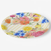 ラドルチェヴィタイタリアンレモンサマーブライダルシャワー ペーパープレート (アングル)