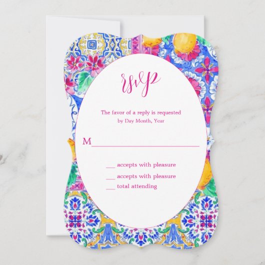 ラドルチェヴィタイタリアンレモンズ結婚フラットカード (正面)