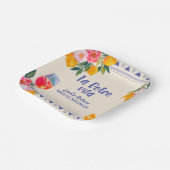 ラドルチェヴィタイタリアンレモン&フローラブライダルシャワー ペーパープレート (傾斜あり)