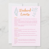 ラドルチェヴィタガールズトリップ 招待状 (裏面)