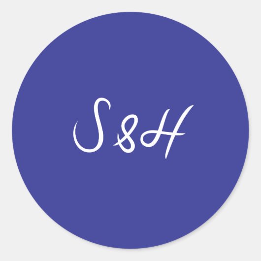 ラドルチェヴィタコバルトブルーボホレトロ結婚ズ ラウンドシール (正面)