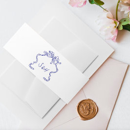 ラドルチェヴィタコバルトブルーボホレトロ結婚ズ 招待状ベリーバンド